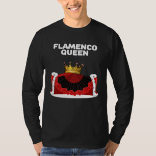 Flamenco Drottning Flickor Flamenco Kvinnors Flam T Shirt