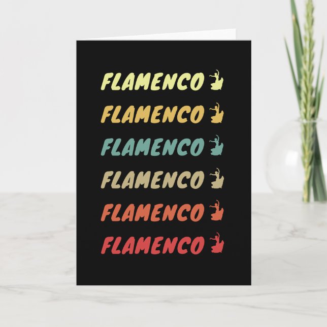 Flamenco Flamenco Flamenco Kort (Framsida)