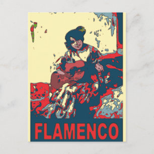 Flamenco Guitar Vykort
