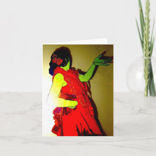 Flamenco Hand-mappad inbjudan