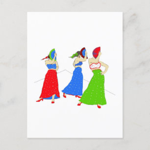 Flamenco Helg Vykort