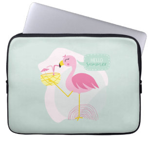 Flamenco Hola Verano Laptop Fodral