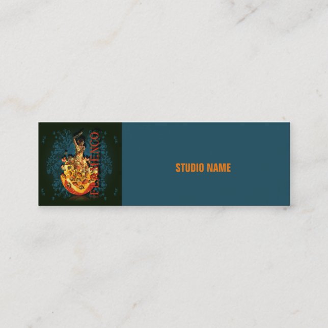 Flamenco II - Affärskort Mini Visitkort (Framsida)