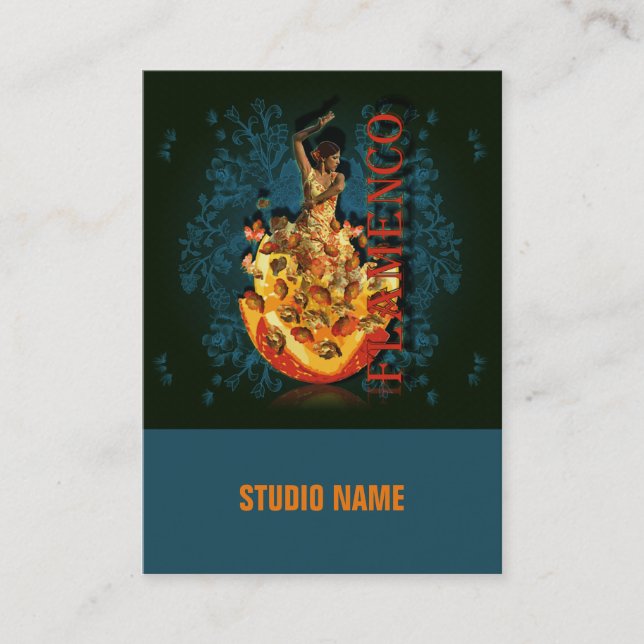Flamenco II - Business-, Schedule Card Tidsbeställning Kort (Framsida)