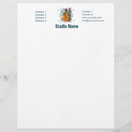 Flamenco II - Letterhead Brevhuvud
