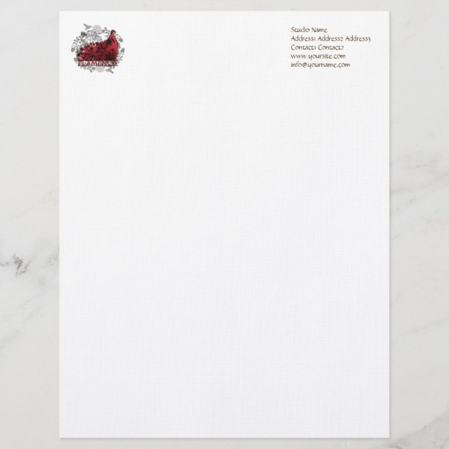 Flamenco - Letterhead Brevhuvud (Framsida)