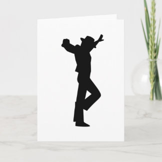 Flamenco Male Dancer Black Kort