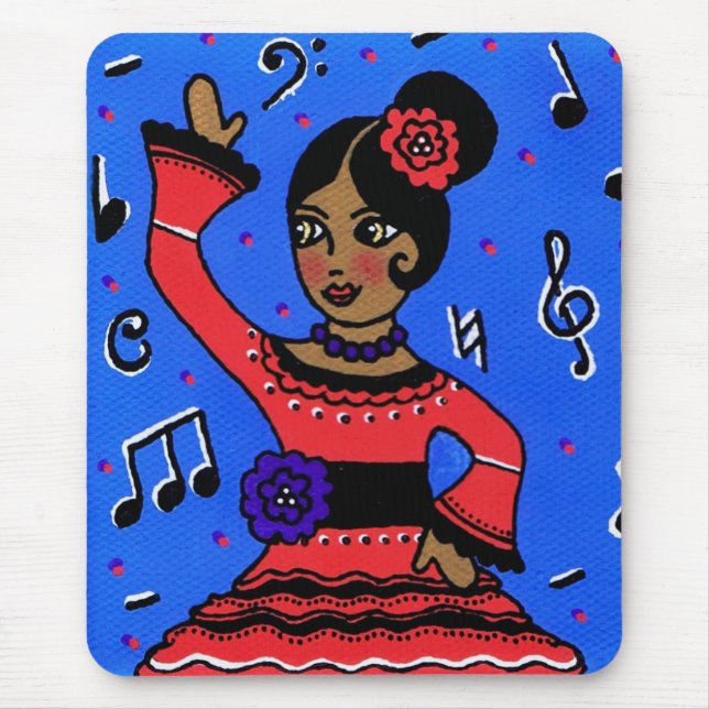 Flamenco Mousepad Musmatta (Framsidan)