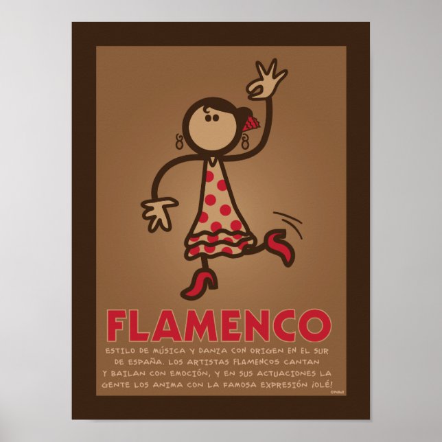 FLAMENCO poster (versión en español) (Framsidan)