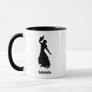 Flamenco Silhouette Mugg