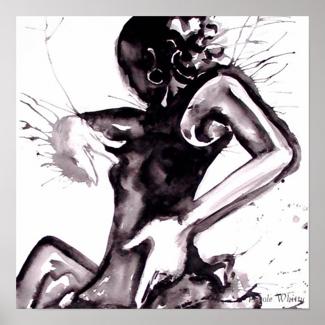 Flamenco Stänk Canvas - Anpassad Poster (Framsidan)