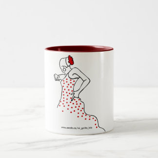 Flamenco Två-Tonad Mugg