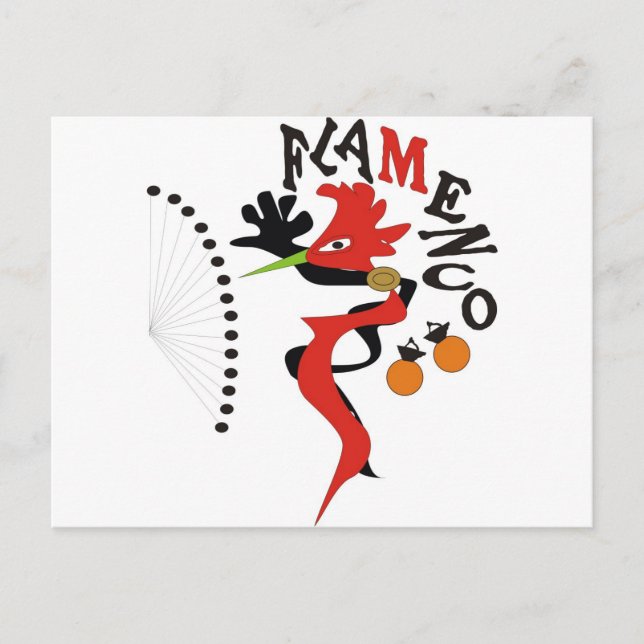 Flamenco Vykort (Framsida)