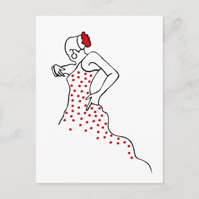 Flamenco Vykort (Framsida)