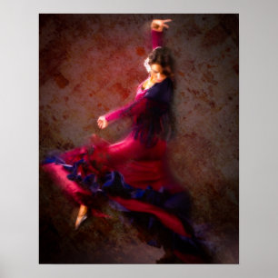 Flamencodansare Poster