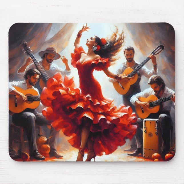Flamencodansare Spansk musikband  Musmatta (Framsidan)