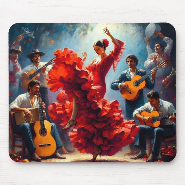 Flamencodansare Spansk musikband  Musmatta (Framsidan)