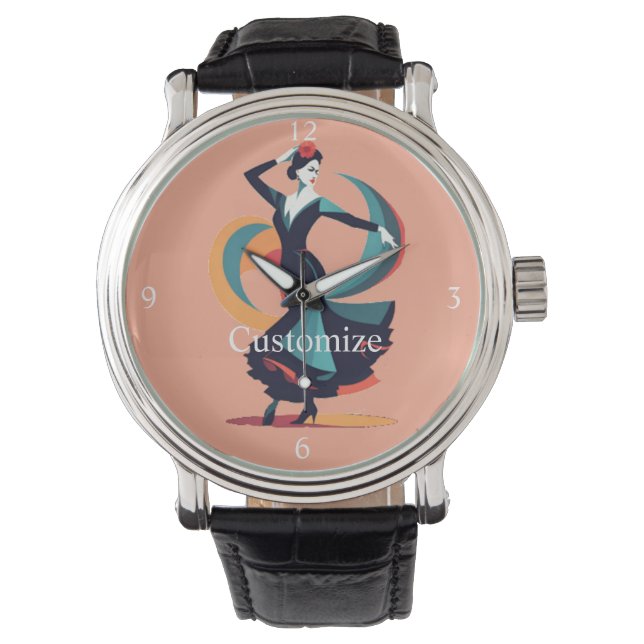 Flamencodansare Thunder_Cove Armbandsur (Framsida)