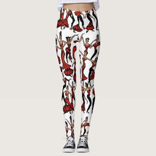 Flamencodesign Leggings (Framsida)