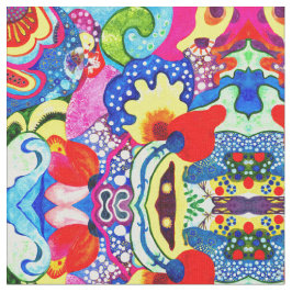 FlamencoFlowers. Tyg