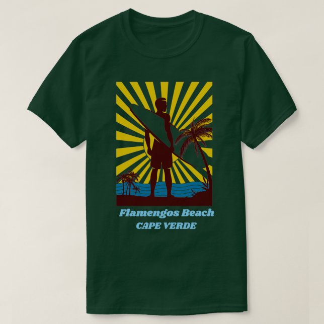 Flamengos Beach för människor som gillar strandsem T Shirt (Design framsida)