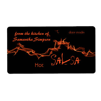 Flames Anpassningsbar Canning Fraktsedel