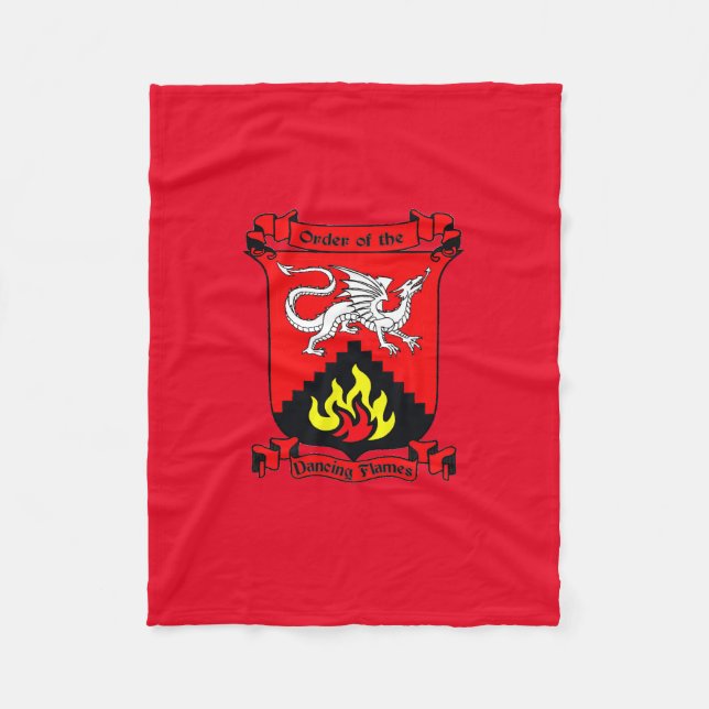 Flames Lodge Blanket Fleecefilt (Framsidan)
