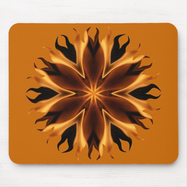 Flames Mousepad Musmatta (Framsidan)