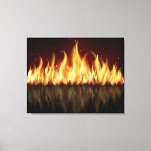 FLAMES på Canvas-serien Canvastryck