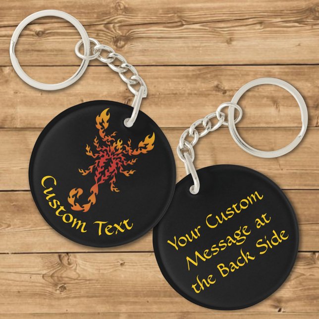 Flames Scorpion Keychain (Skapare uppladdad)