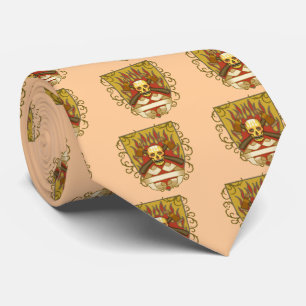 Flames Shield Firefighter tie Slips