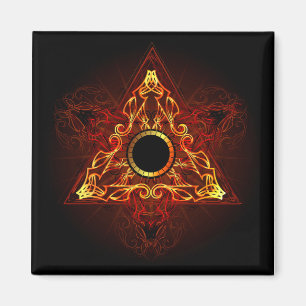 Flames Sigil Magnet
