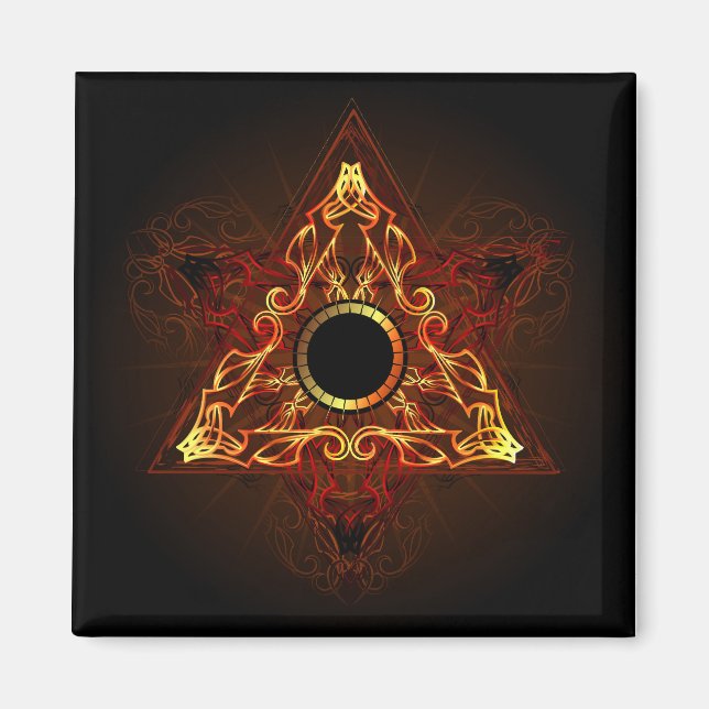 Flames Sigil Magnet (Framsidan)