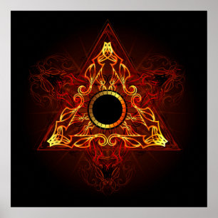 Flames Sigil Poster