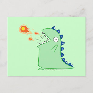Flamey, Dragon Postcard Vykort