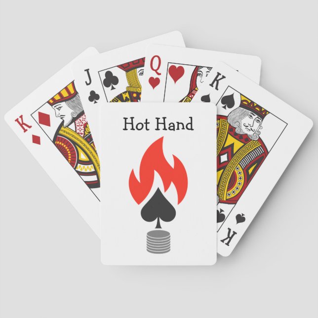 Flamfärgspade och Chip Casinokort (Baksidan)