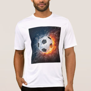 Flamfotboll/Fotboll i fotboll/Fotboll i Dekorativ  T Shirt