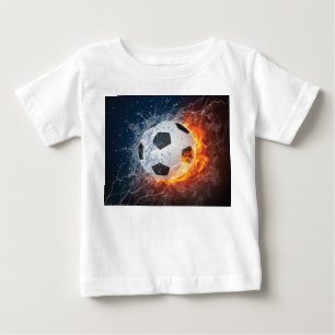 Flamfotboll/Fotboll i fotboll/Fotboll i Dekorativ T Shirt