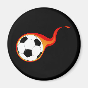 Flamfotboll Magnet