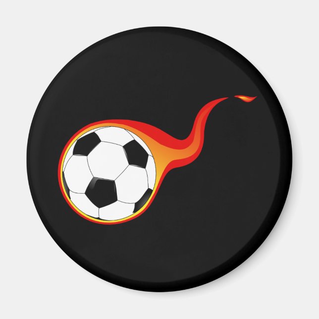 Flamfotboll Magnet (Framsidan)