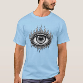 Flamfyllning av tredje Öga T Shirt