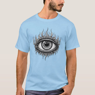 Flamfyllning av tredje Öga T Shirt