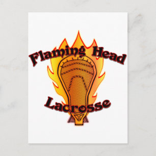 Flamhuvud Lacrosse Vykort