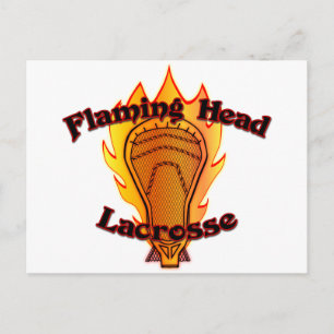 Flamhuvud Lacrosse Vykort
