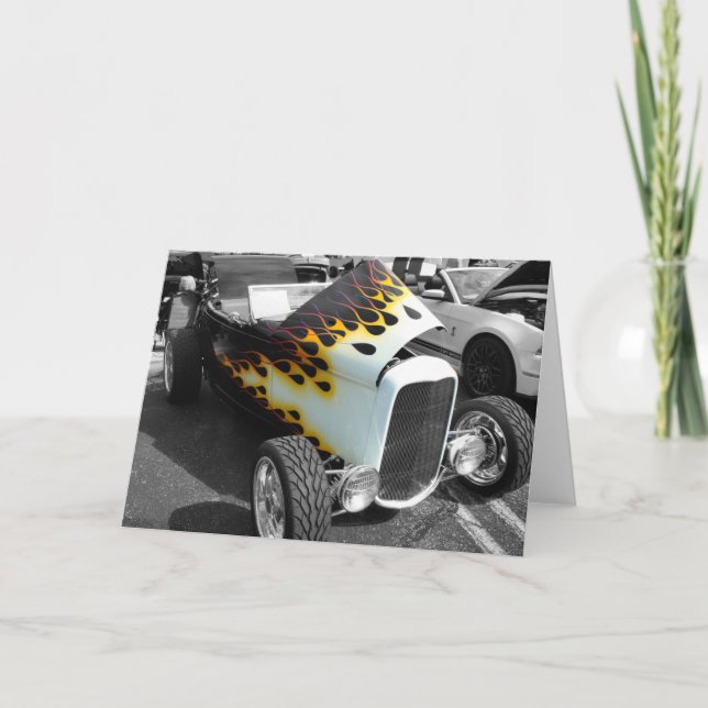 Flamin' Hot rod Kort (Framsida)