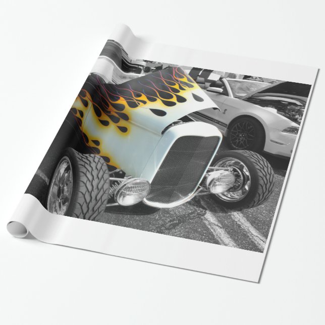 Flamin' Hot rod Presentpapper (Utrullad)