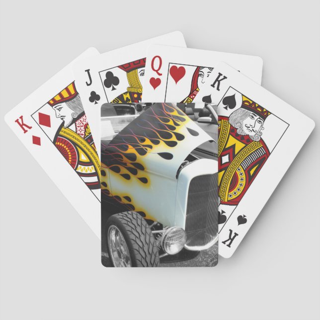Flamin' Hot rod Spel Kort (Baksidan)