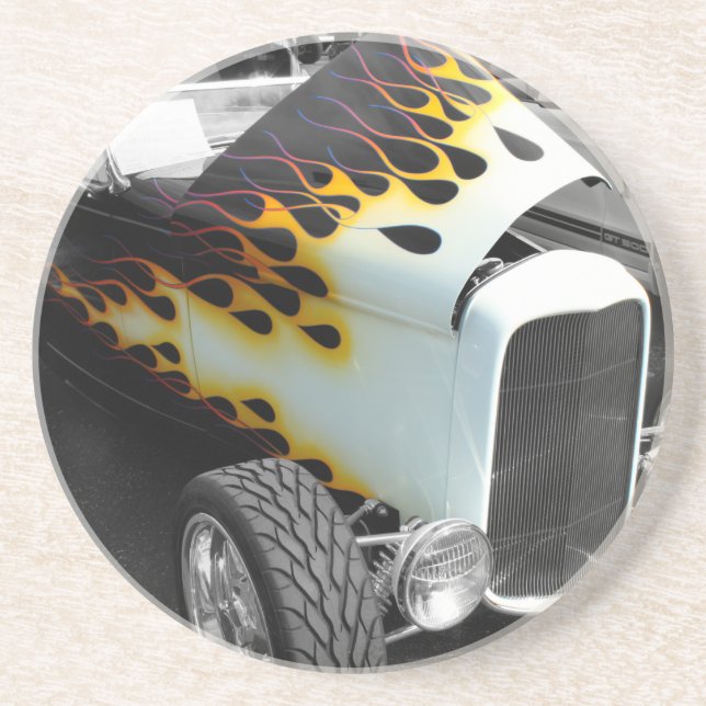 Flamin' Hot rod Underlägg Sandsten (Framsidan)