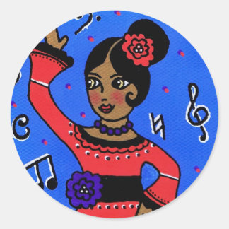 Flaminco Stickers Runt Klistermärke