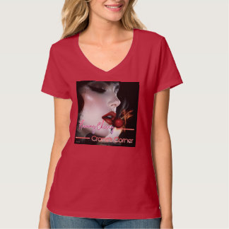 Flaming Cherry Crones Corner T Shirt